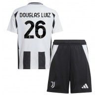 Dres Juventus Douglas Luiz #26 Domáci pre deti 2024-25 Krátky Rukáv (+ trenírky)